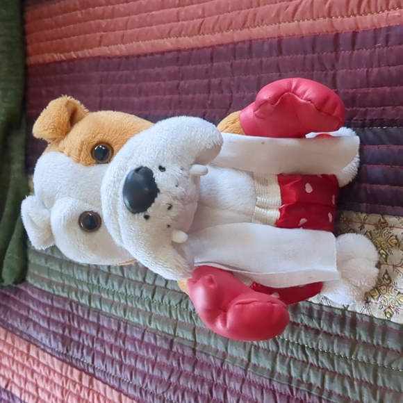 READY TO RUMBLE boxing dancing singing bulldog figure, - Picture 1 of 6